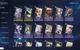 Seele, Jing Y, Himeko, A. Bailu +6.4k de jades - Honkai Star