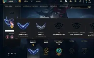 Conta diamante 2 com 27 Champs e 2 Skins ( 48 PDL )