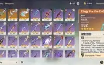 AR 56 - Zhongli, Venti, Raiden, Hutao, Xiao, Ganyu, Kazuha