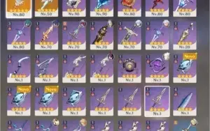 hutao, kazuha, eula, mona c1 e diluc 2 armas t5