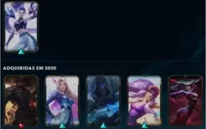 CONTA CHALLENGER S2020 (MMR ALTO, 21 SKINS ÉPICAS)