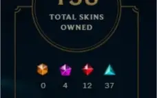 Conta Mestre LoL - 158 Skins / Todos os campeões