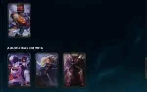 Conta League of Legends PLATINA 4