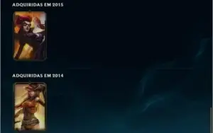 Conta League of Legends PLATINA 4