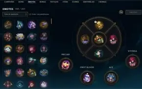 Conta platina 1 criada na season 2 com TODOS os champs