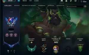 Conta platina 1 criada na season 2 com TODOS os champs