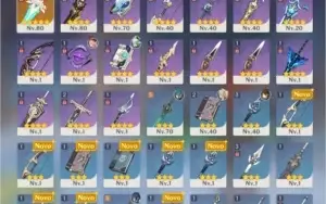 DILUC + ZHONGLI + SKYWARD SWORD - TODOS OS ANEMO/GEOCULOS