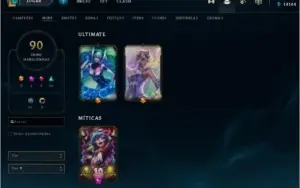 Conta platina - League of legends