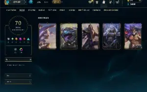 Prata 4 com 115 Champs e 70 Skins ( JG / SUP / MID )