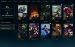 Conta LoL unranked level 31 com 10 Champions (Só o básico)