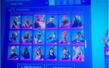 conta fortnite com ikonik, galaxy feminina e glow com stw