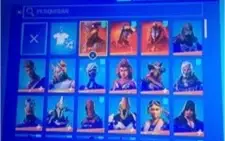 conta fortnite com ikonik, galaxy feminina e glow com stw