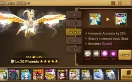 Reroll Summoners War lvl10 com Phoenix Light - Eludia