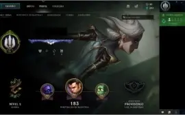 CONTA LOL / BORDA DIAMANTE / 94 CAMPEÕES / 25 SKINS