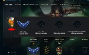 conta smurf diamante