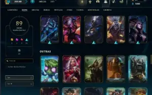 Fullacesso - Conta De 2016- 89 Skins - Level 154- 107 Champs
