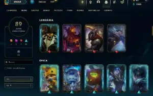 Fullacesso - Conta De 2016- 89 Skins - Level 154- 107 Champs
