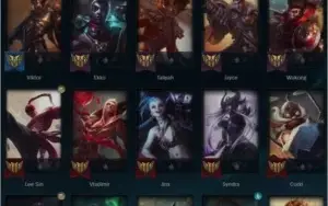 Conta de League of Legends - OURO 2 - Vários champs e skins