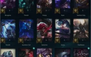 Conta de League of Legends - OURO 2 - Vários champs e skins