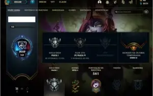 Conta prata 1 Full skins e champs