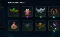 Conta no league of legends, ouro iv com skins