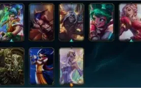 Conta no league of legends, ouro iv com skins