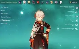 AR 55 - Raiden C2, Kazuha, Diluc, Jean C1, Keqing e Qiqi