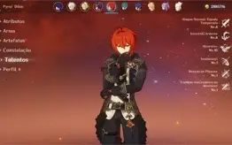 AR 55 - Raiden C2, Kazuha, Diluc, Jean C1, Keqing e Qiqi