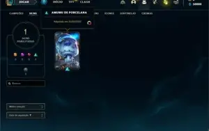 Conta ouro 4 com 21 Champs e 1 Skin + 15 Fragmentos