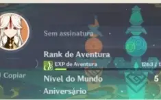 Conta AR43 16k primogems 22 entrlaçado, 43 fam 59 resinas