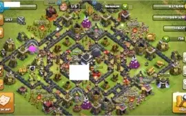 CLASH OF CLANS CV 9 E CLASH ROYALE ARENA 10 COM 7 LENDARIAS.