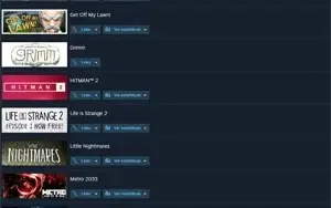 STEAM COM 29 JOGOS, METRO 2033 E LITTLE NIGHTMARES