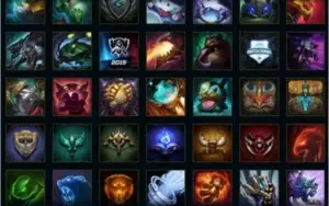 Conta lol, muitas skins, icones raros s3