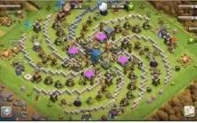 conta clash of clans cv12