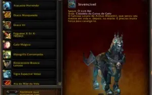Conta World of Warcraft com diversas mounts TCG