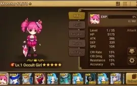 Reroll Summoners War lvl10 com Rica + Garo