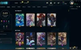 CONTA LOL LEAGUE OF LEGENDS 549 SKINS