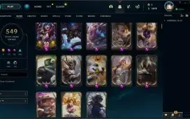 CONTA LOL LEAGUE OF LEGENDS 549 SKINS