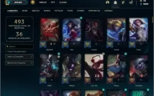 Conta ouro 1 com 150 champs e 95 skins ( 3 Ultimates )