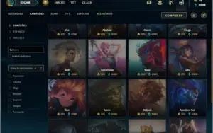 Conta ouro 1 com 150 champs e 95 skins ( 3 Ultimates )