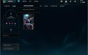 Conta prata 4 com 21 champs e 1 skin
