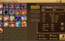 Conta Global C2 na arena e G3 na guild war
