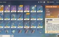 AR 25 HuTao + arco de Amos + 7k gemas barato