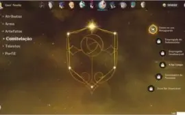 Conta Genshin Impact com Diluc C1 e mais 3 5*