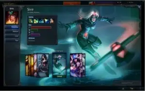 Conta Ouro V-Borda Ouro - PAX Sivir - 157 Skins - 83 Legado