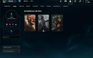 Conta diamante 3 com 25 Champs e 3 Skins ( 55 PDL )