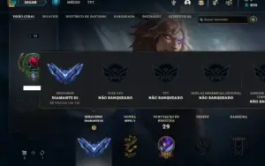 Conta diamante 3 com 25 Champs e 3 Skins ( 55 PDL )