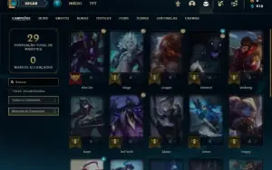 Conta diamante 3 com 25 Champs e 3 Skins ( 55 PDL )