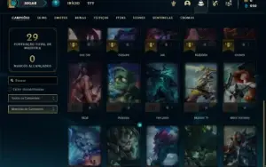 Conta diamante 3 com 25 Champs e 3 Skins ( 55 PDL )