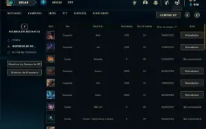 Conta diamante 3 com 25 Champs e 3 Skins ( 55 PDL )